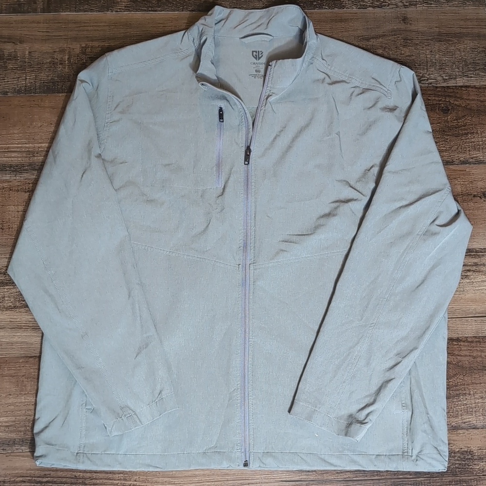 1764 Graham Luxe Kash Lightweight Golf Jacket Men’s Size 2XL in Grey